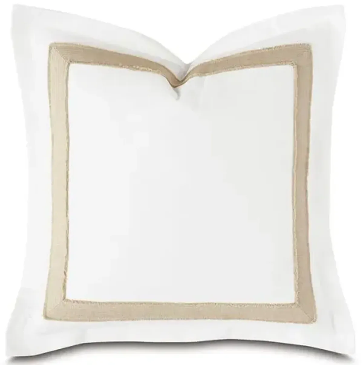 Barclay Butera - Woven Trim Pillow - White