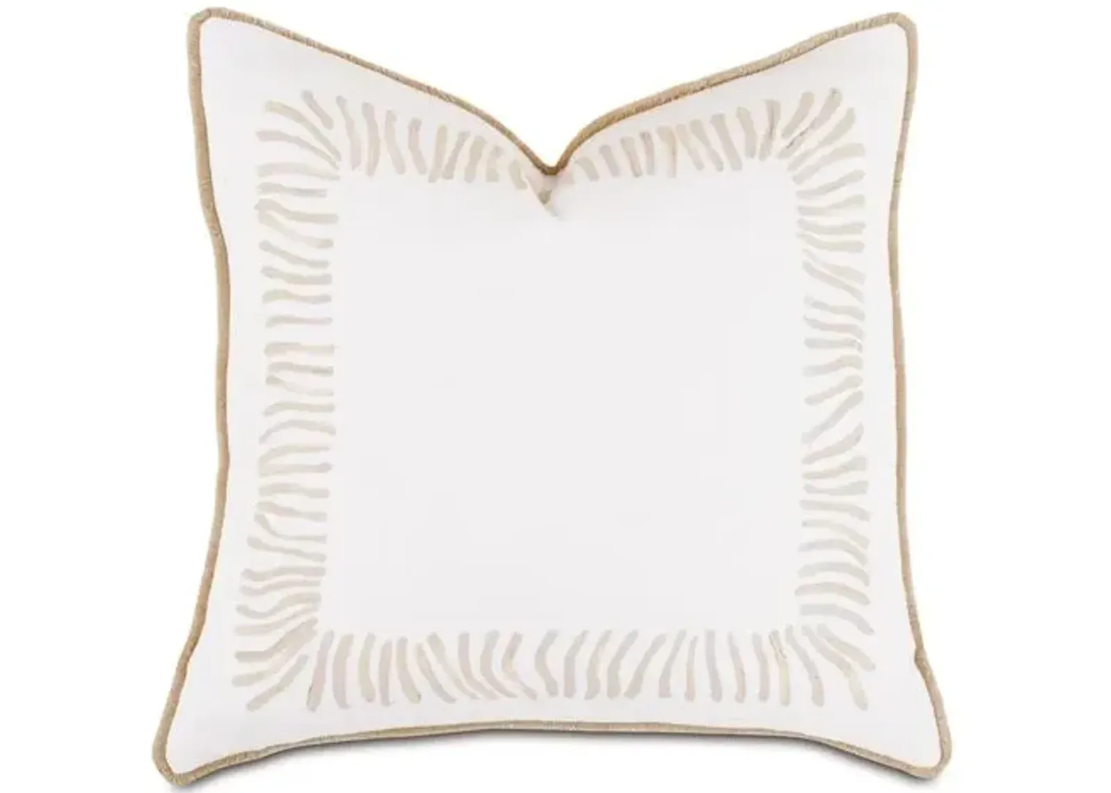 Barclay Butera - Hand-Painted Pillow - Beige