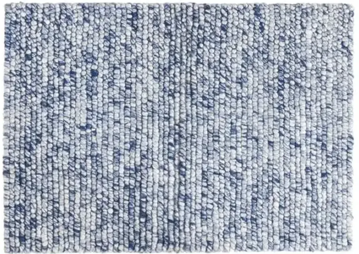 Niels Woven Rug - DASH & ALBERT - Blue - Blue