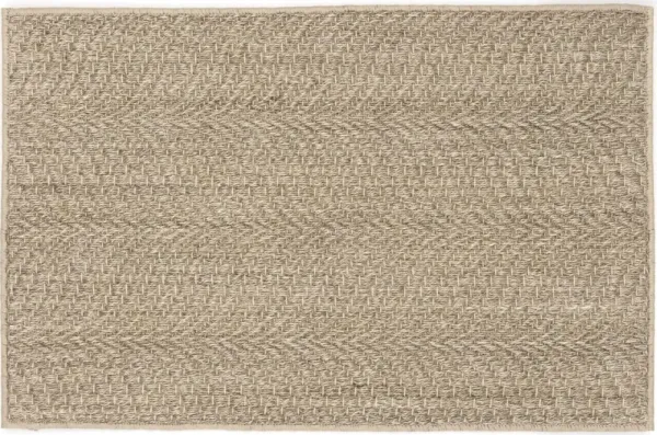 Wave Sisal Woven Rug - DASH & ALBERT - Gray - Gray
