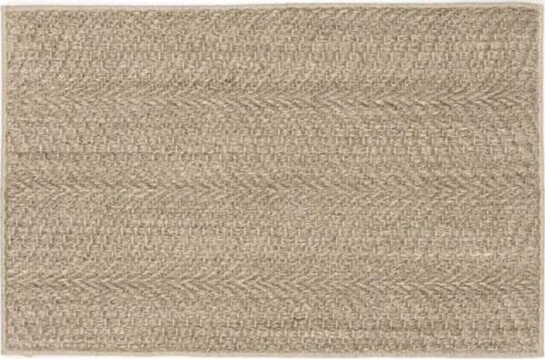 Wave Sisal Woven Rug - DASH & ALBERT - Gray - Gray