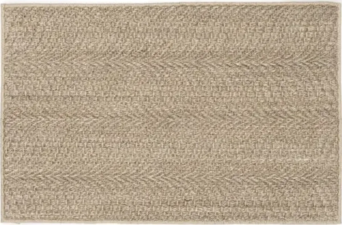Wave Sisal Woven Rug - DASH & ALBERT - Gray - Gray