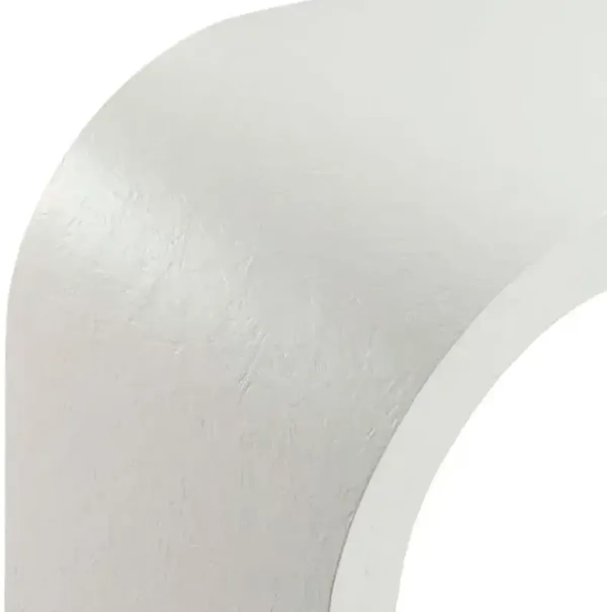 Scroll Console Table - Gesso White - Lauren Liess