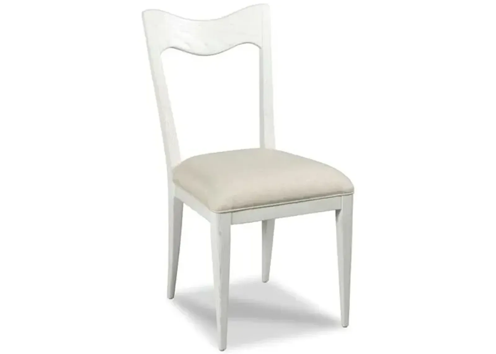 Silhouette Side Chair - Alabaster - Lauren Liess - White