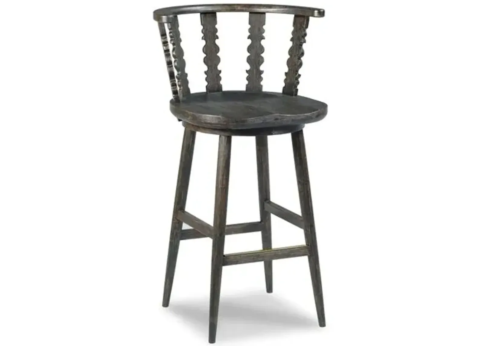 Fable Counter Stool - Worn Black - Lauren Liess