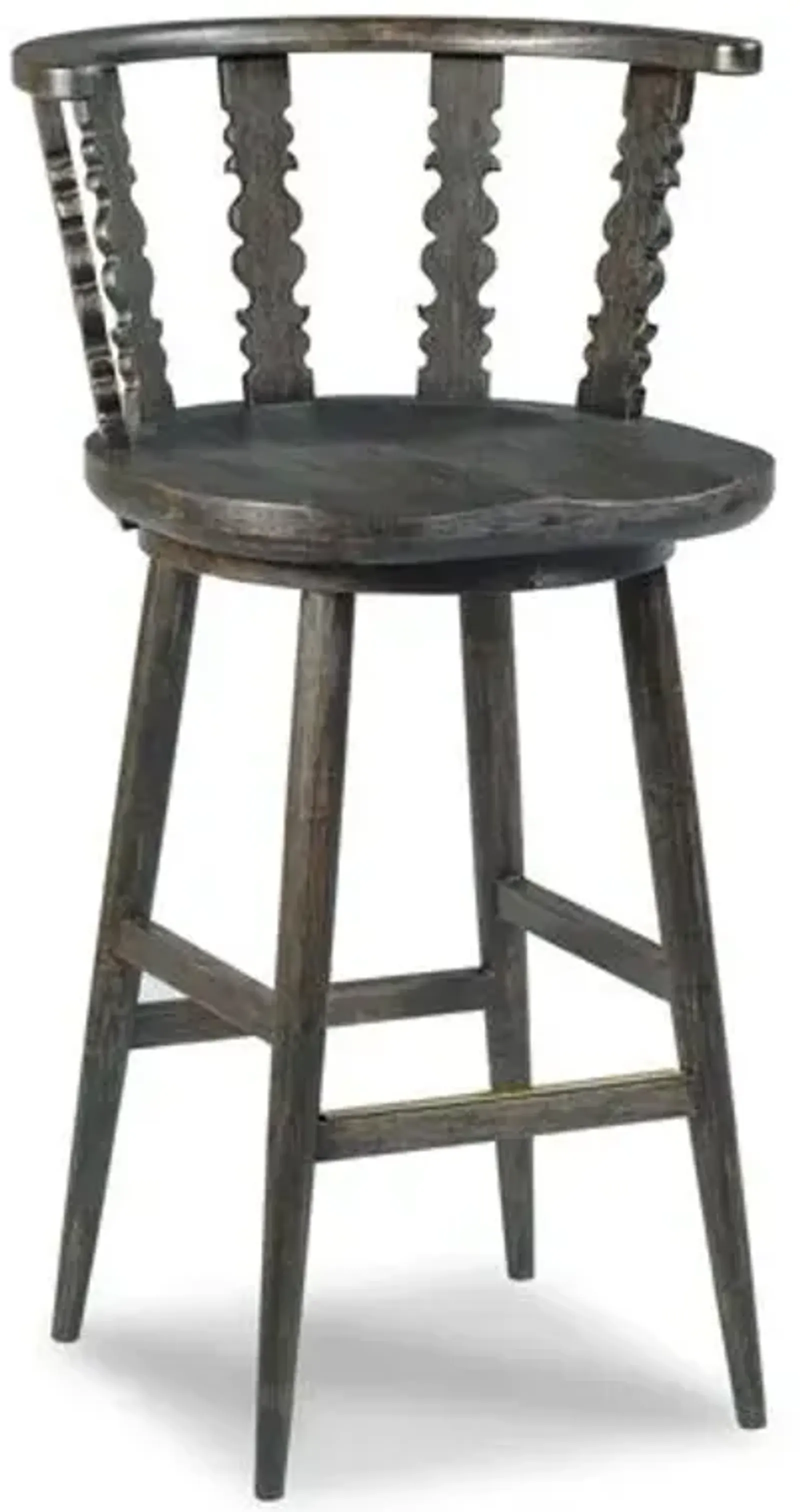 Fable Counter Stool - Worn Black - Lauren Liess