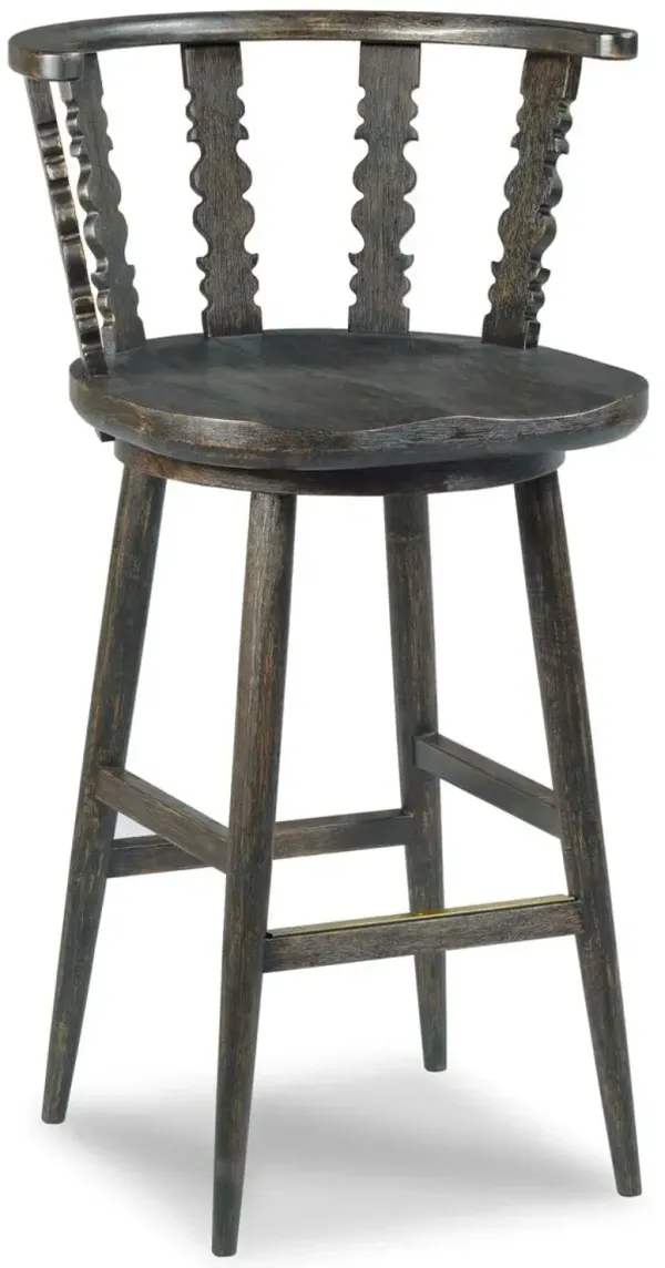 Fable Counter Stool, Worn Black
