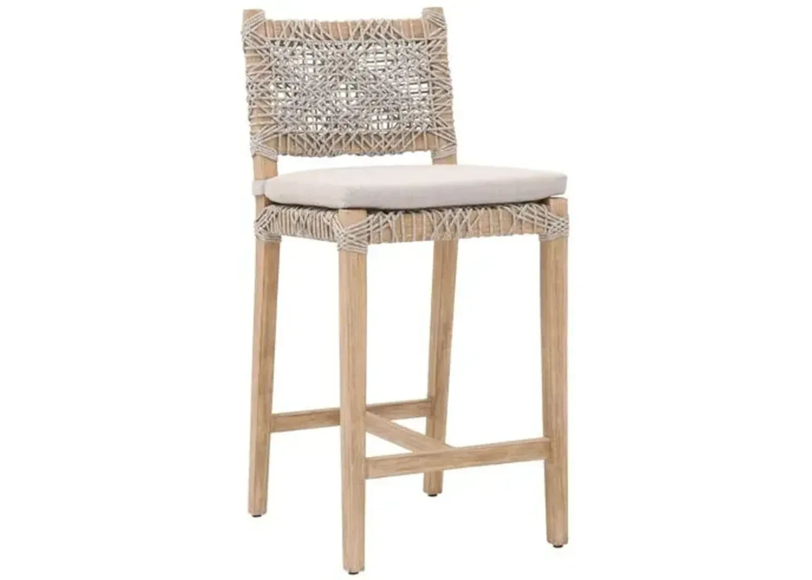 Danielle Performance Counter Stool - Taupe/Pumice