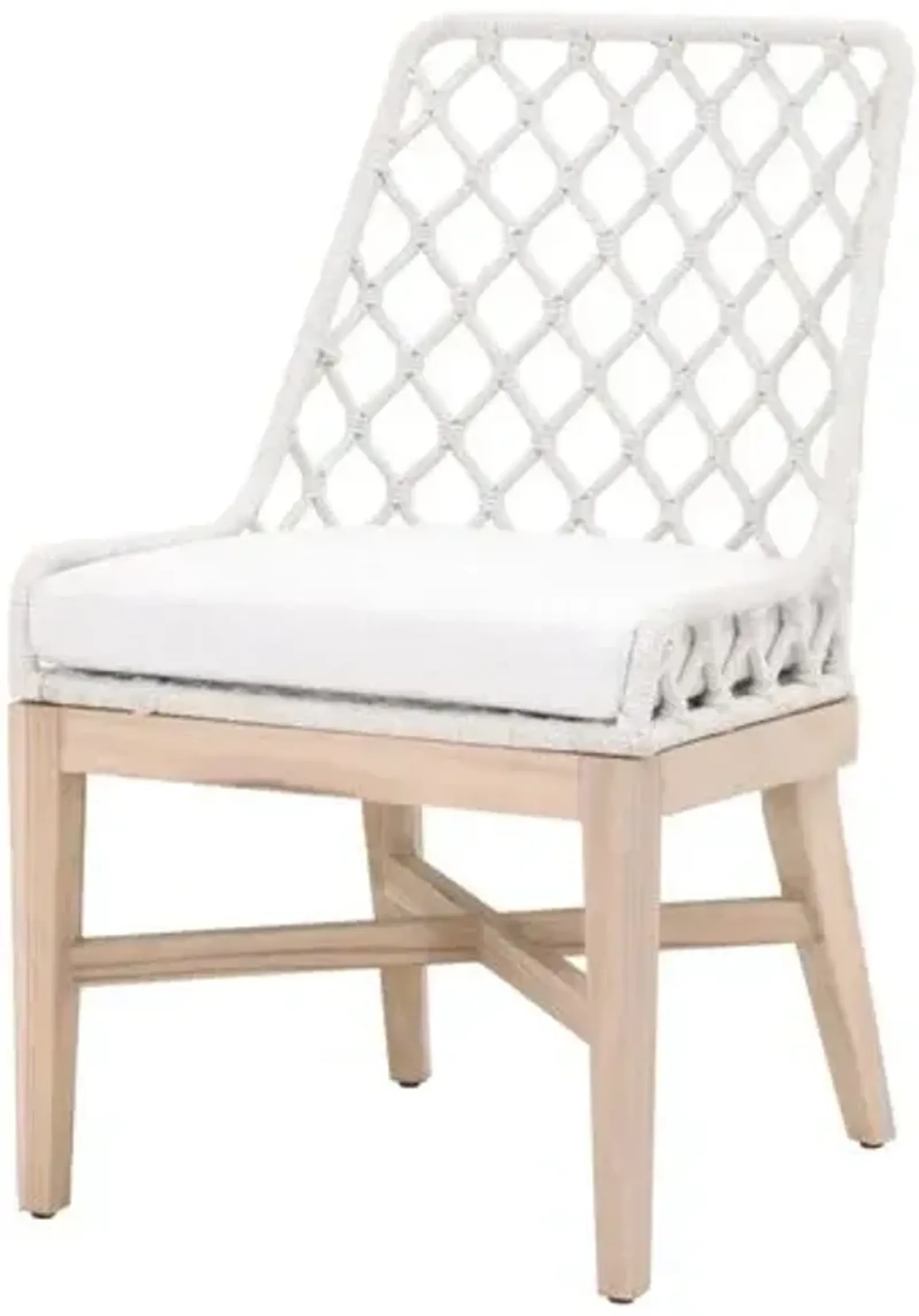 Ann Outdoor Rope Dining Chair - Gray/White Speckle