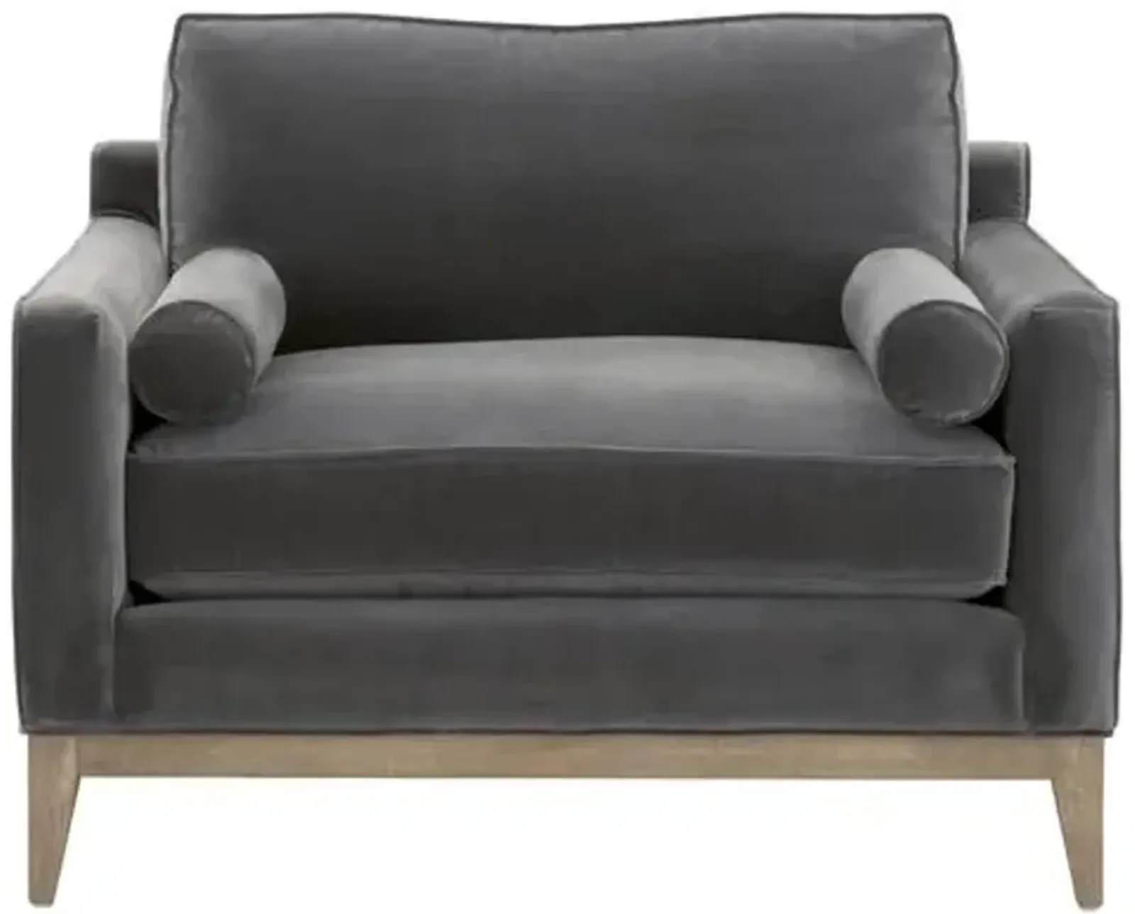 Callie Velvet Club Chair - Dark Dove