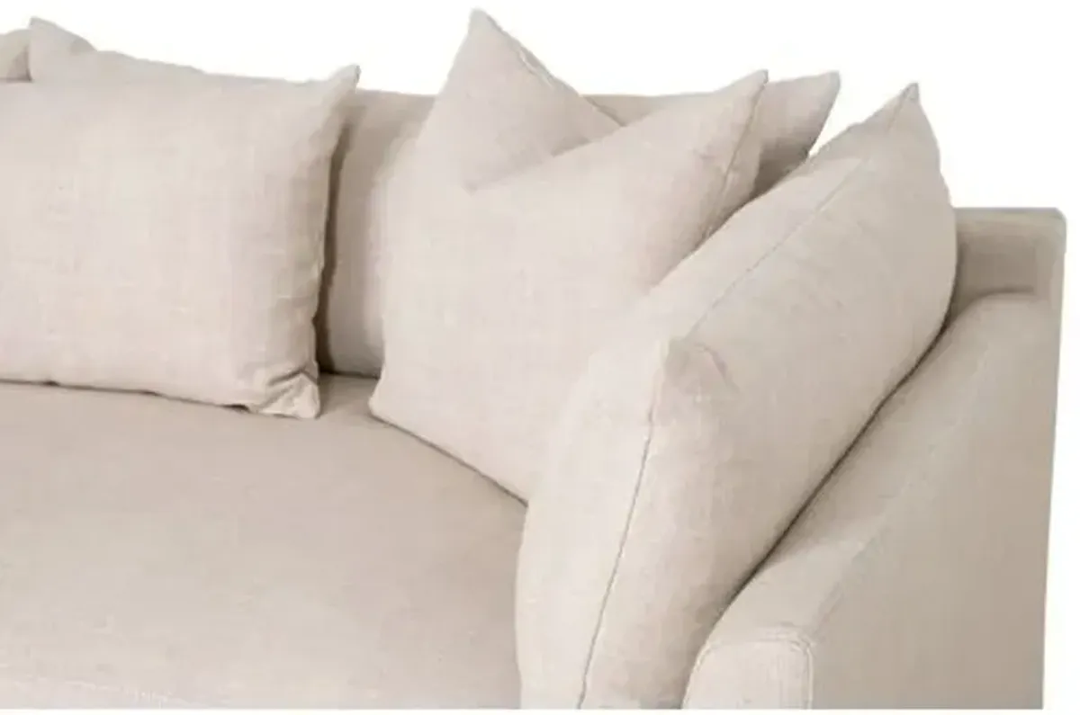 Julianna Slipcover Sofa - Bisque Linen