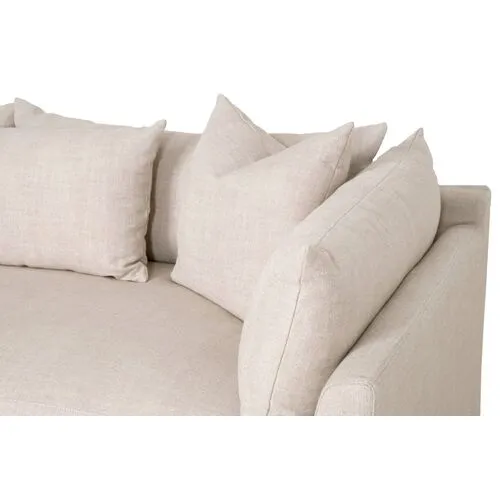 Julianna Slipcover Sofa - Bisque Linen