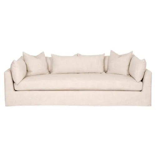 Julianna Slipcover Sofa - Bisque Linen