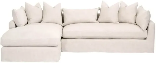 Julianna LF Slipcover Sofa, Bisque Linen