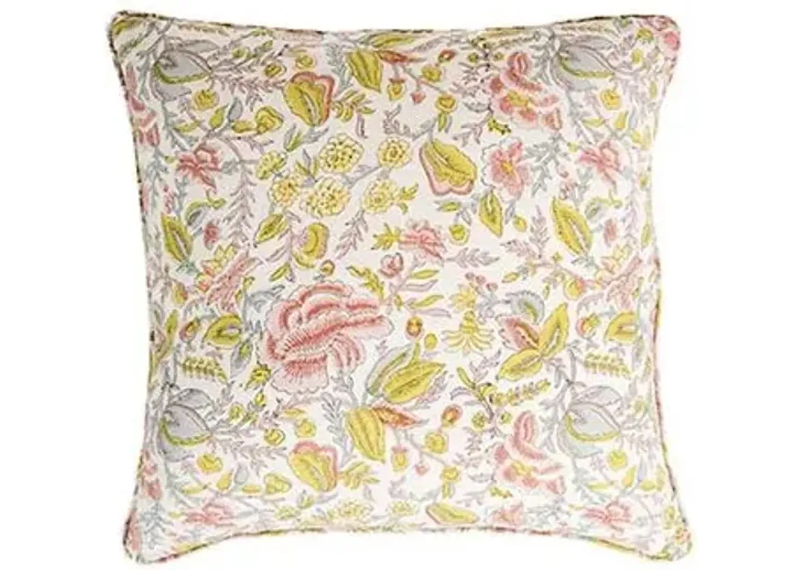 Paradise 20x20 Pillow/Yellow - Pyar & Co.