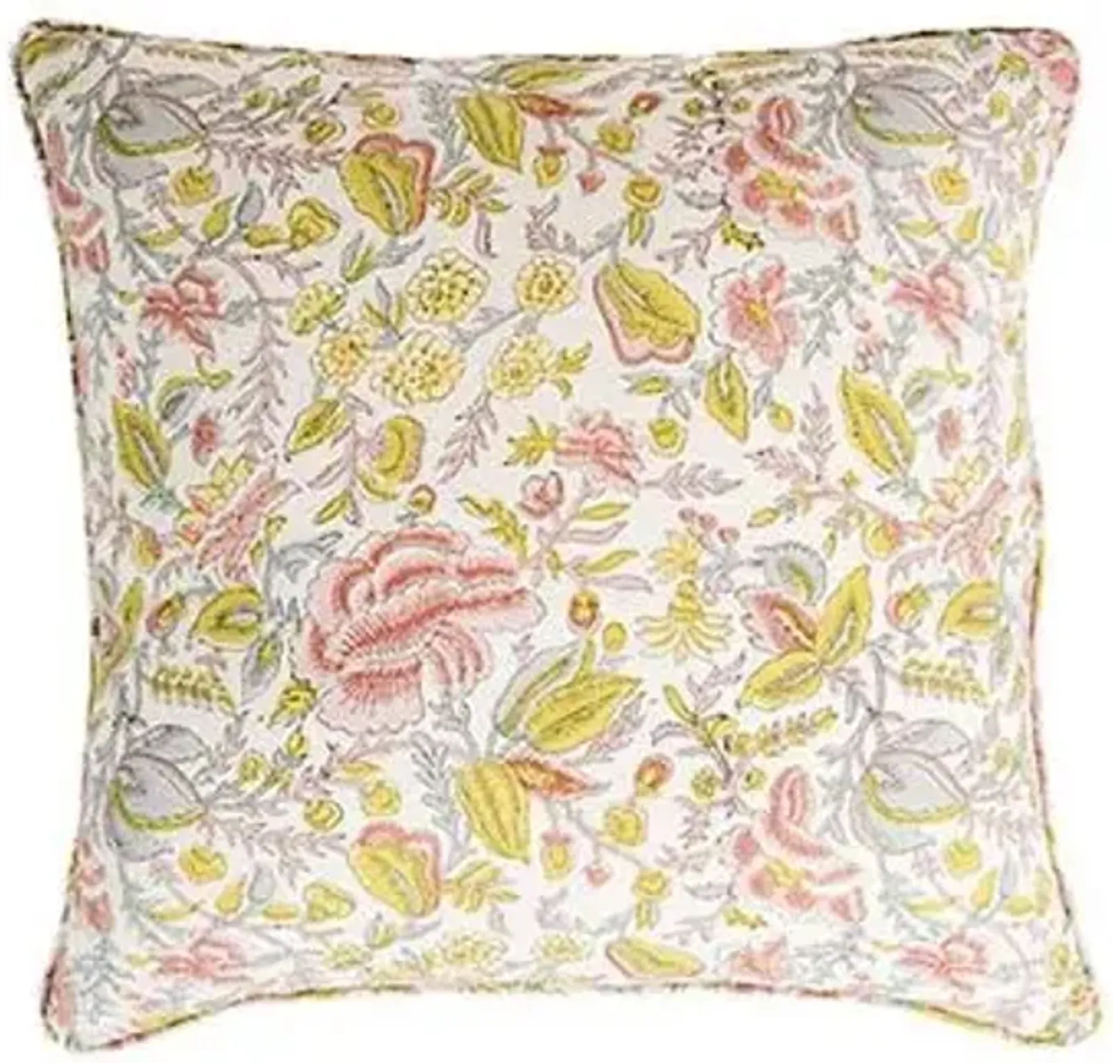 Paradise 20x20 Pillow/Yellow - Pyar & Co.