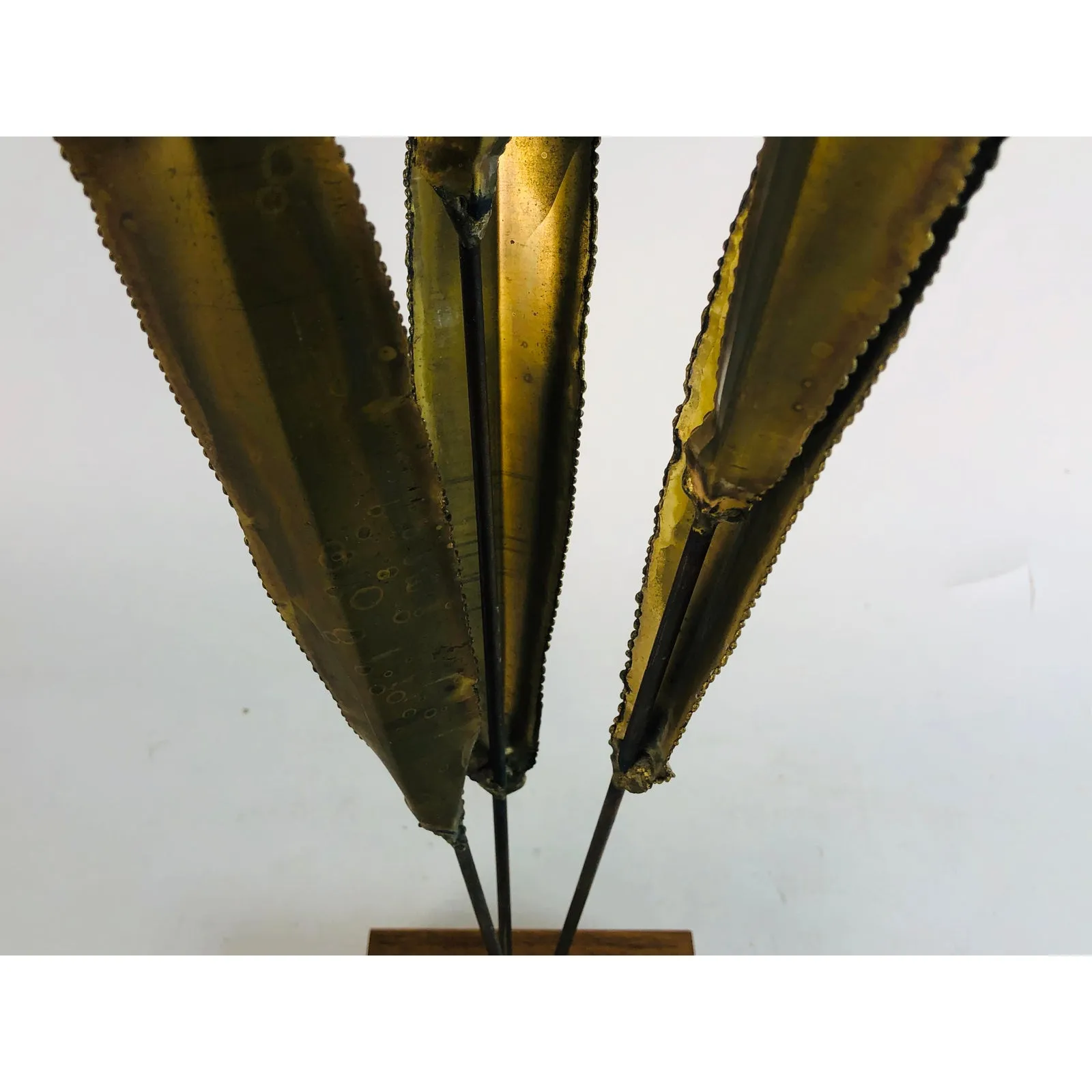 Cat Tail Sculpture - 2-b-Modern - Gold