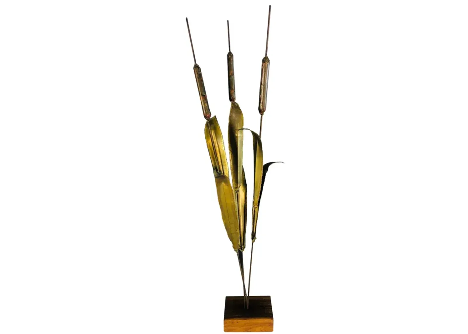 Cat Tail Sculpture - 2-b-Modern - Gold