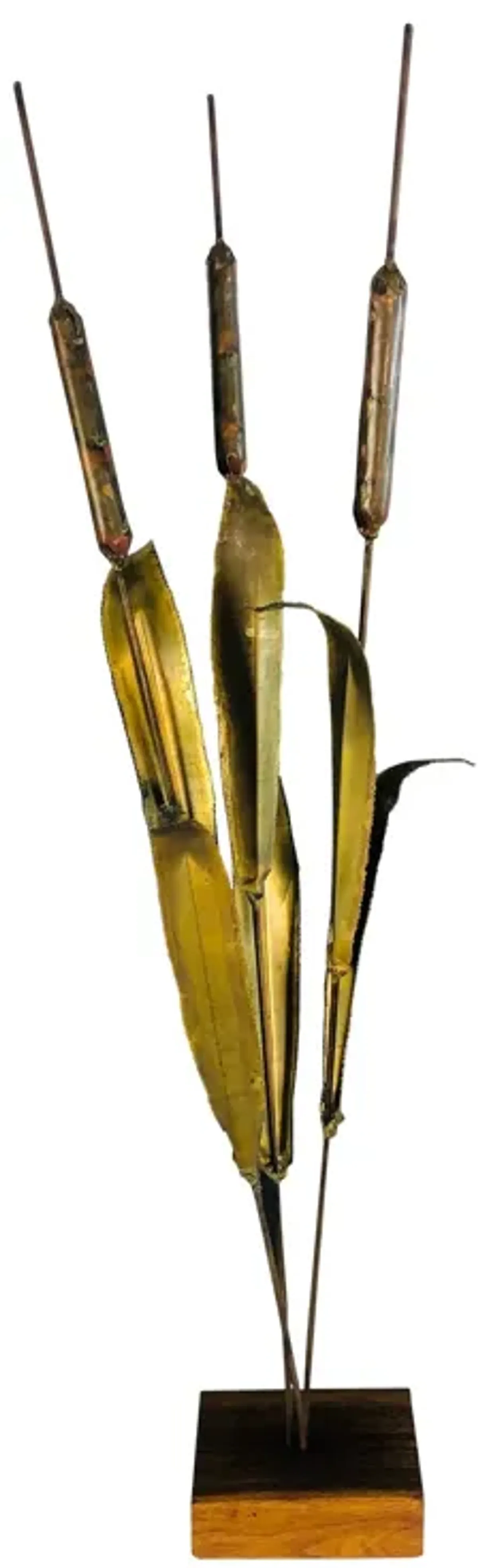 Cat Tail Sculpture - 2-b-Modern - Gold