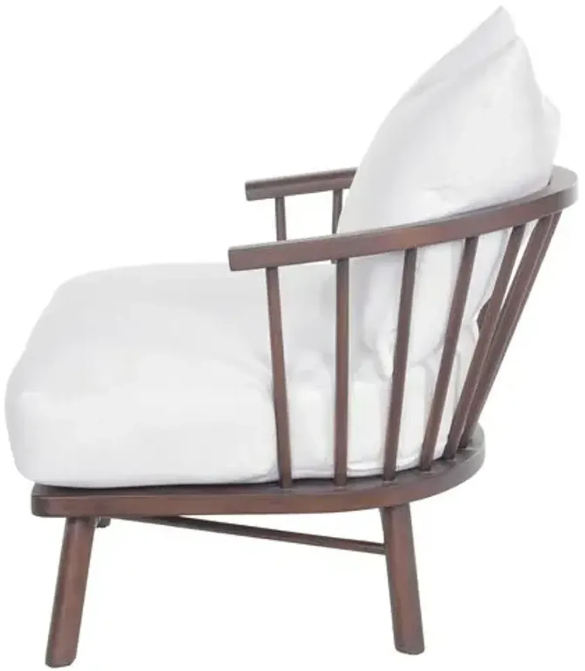 Bauer Chair - Chocolate/Ivory Linen - Community - Handcrafted