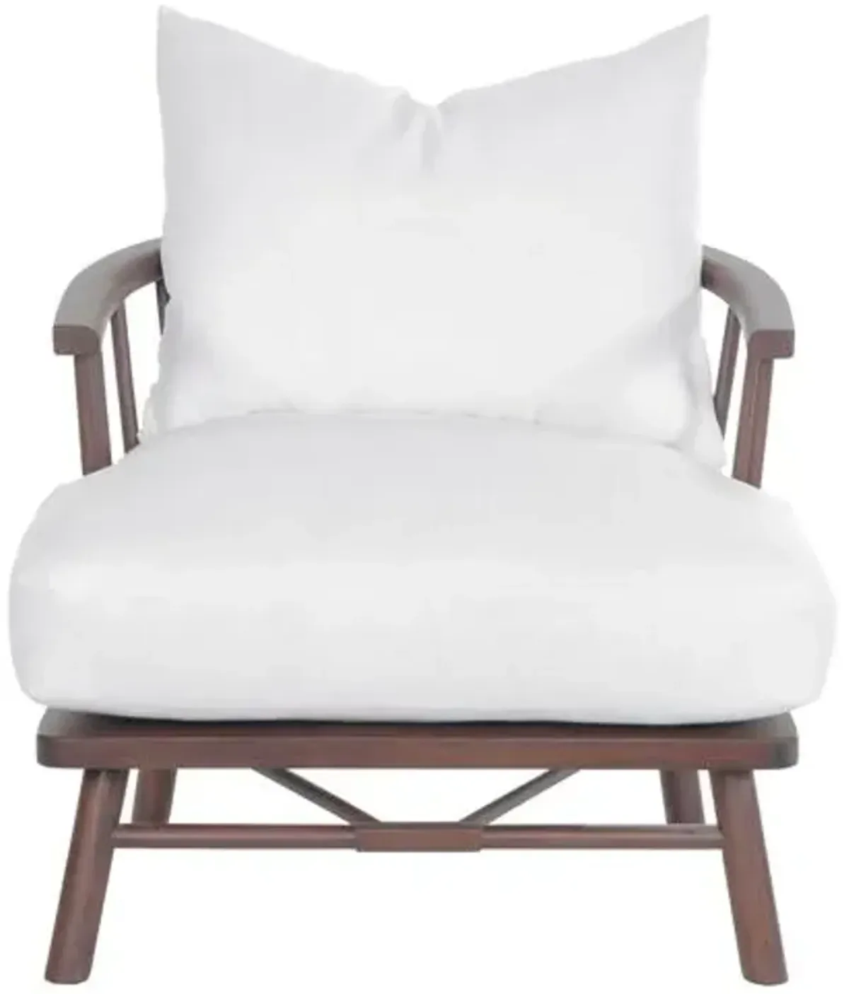 Bauer Chair - Chocolate/Ivory Linen - Community - Handcrafted