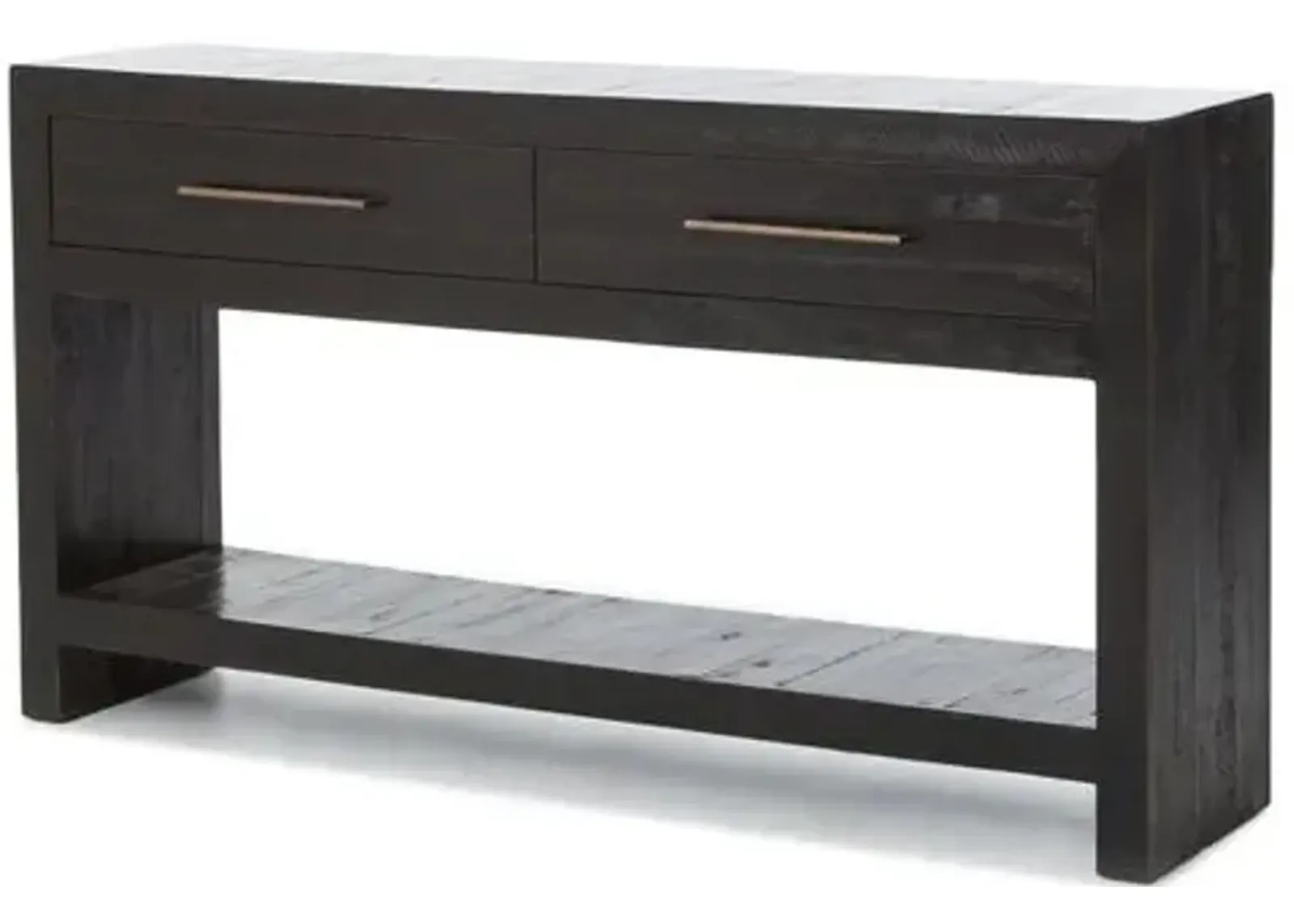 Myles Console Table - Burnished Black