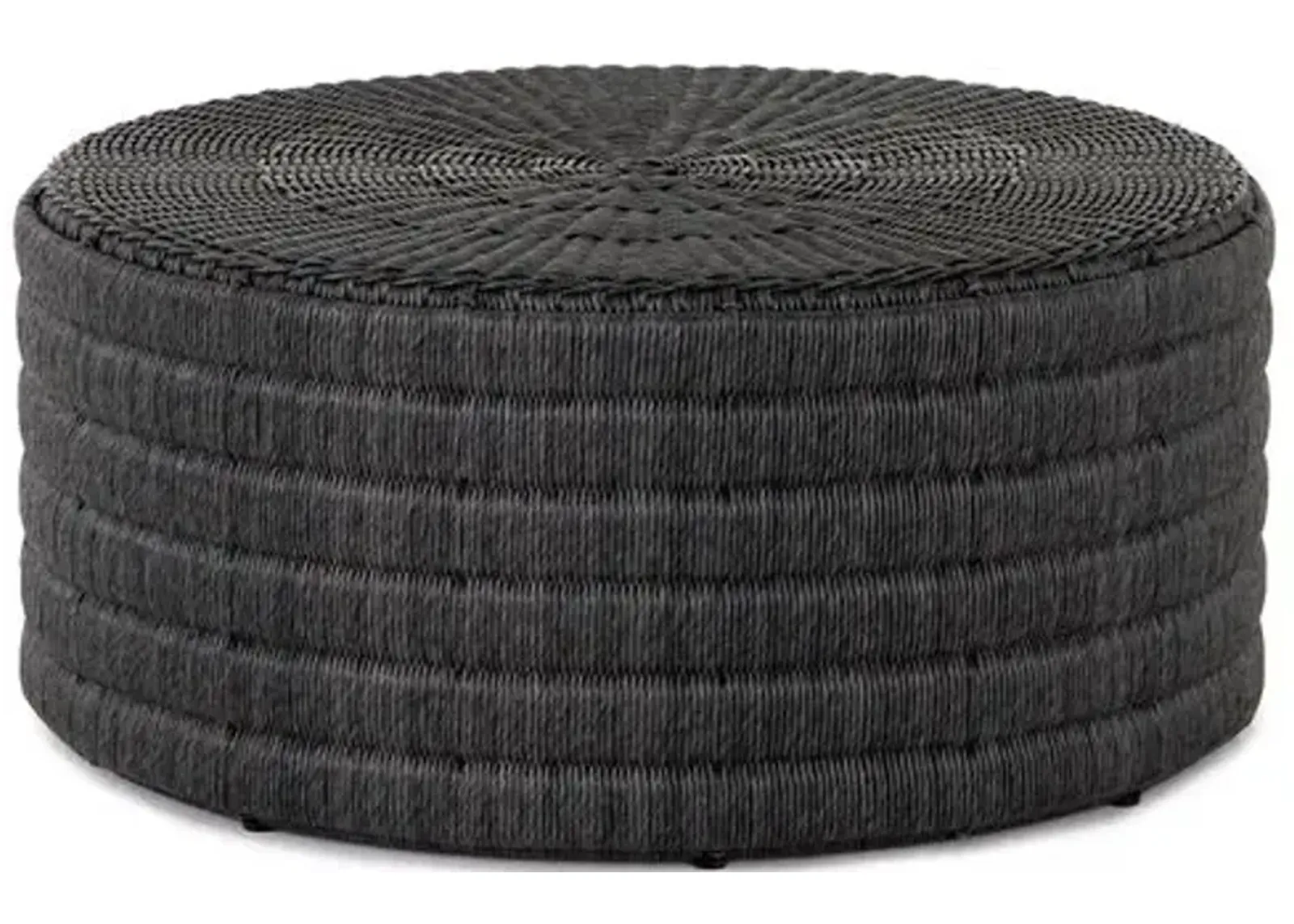 Omar Outdoor Coffee Table - Vintage Coal - Gray