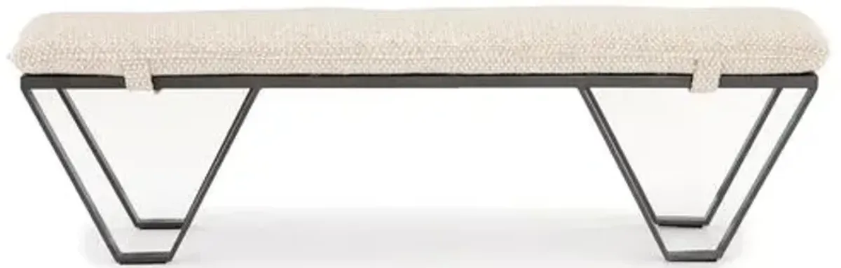 Korbin Bench - Perin Oatmeal