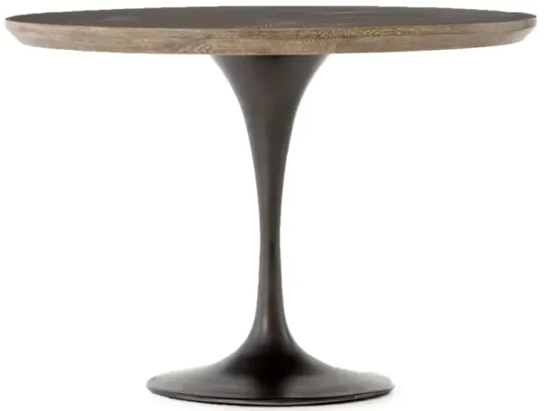 Ray 42" Bistro Table, Rustic Black