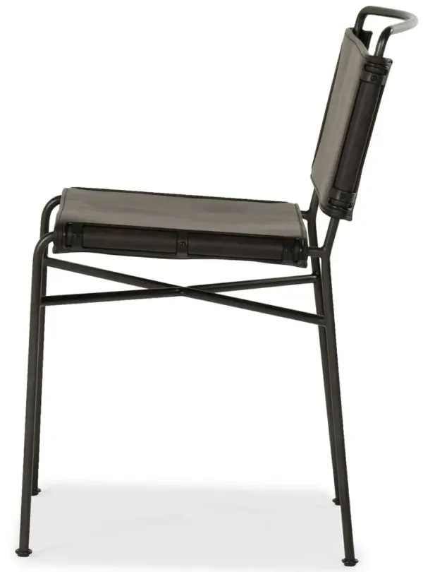 Jackson Dining Chair, Distressed Black