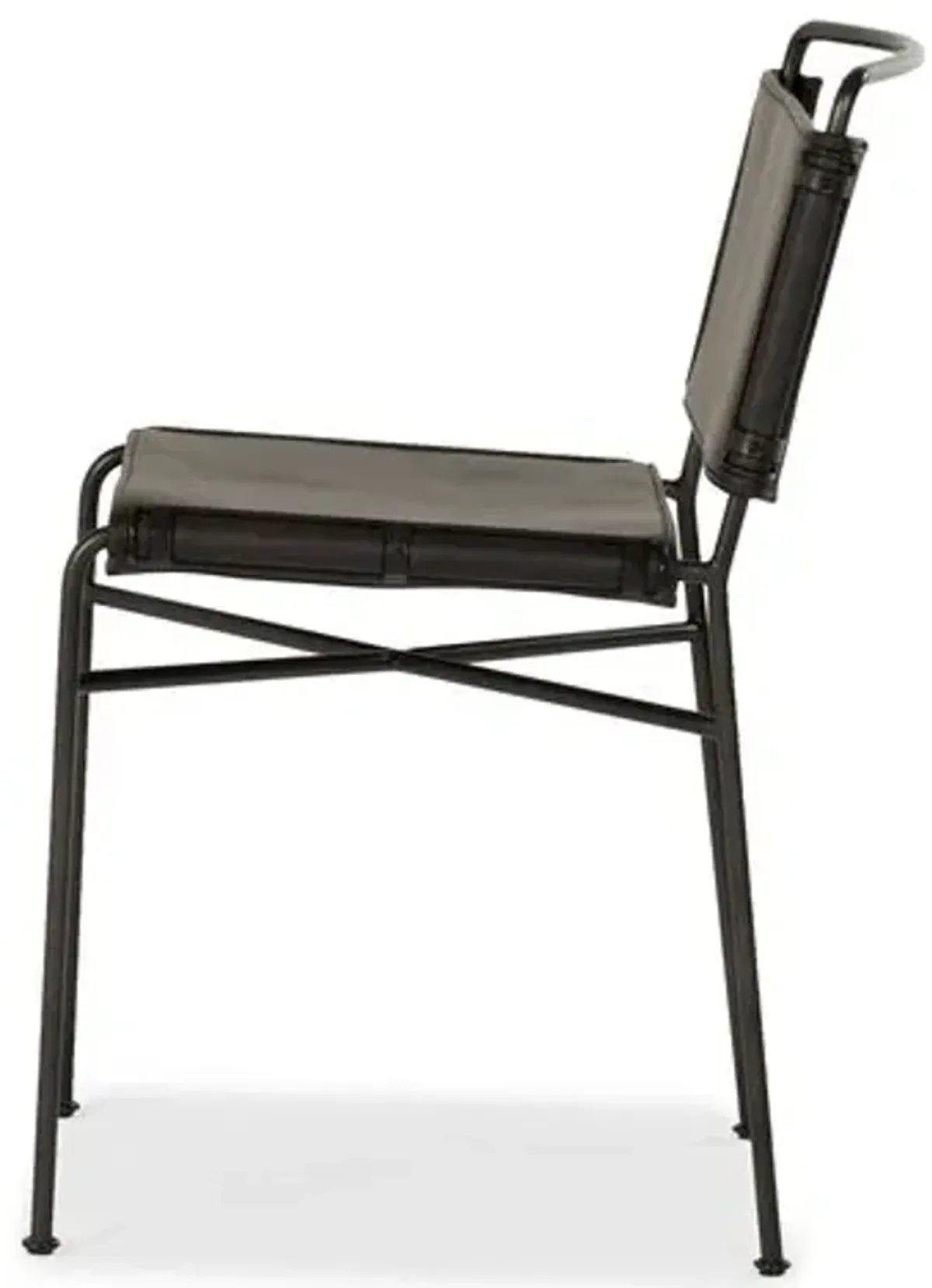 Jackson Dining Chair - Distressed Black