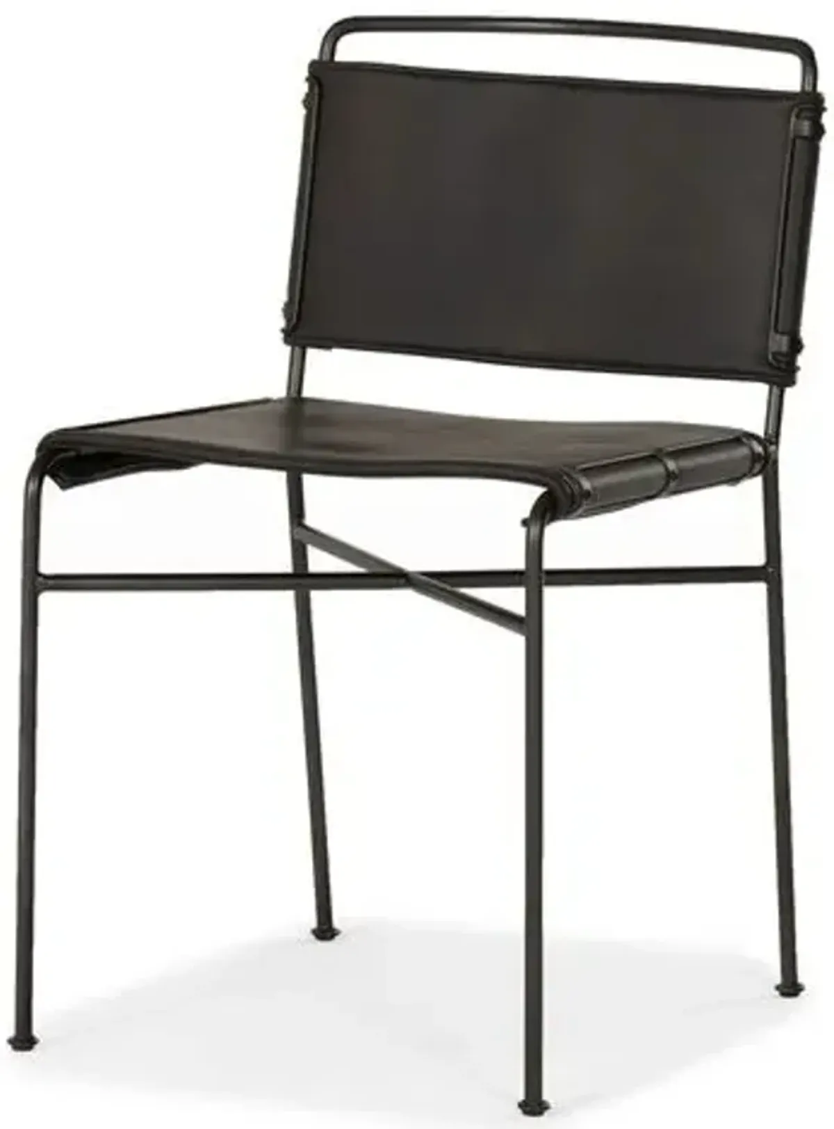 Jackson Dining Chair - Distressed Black