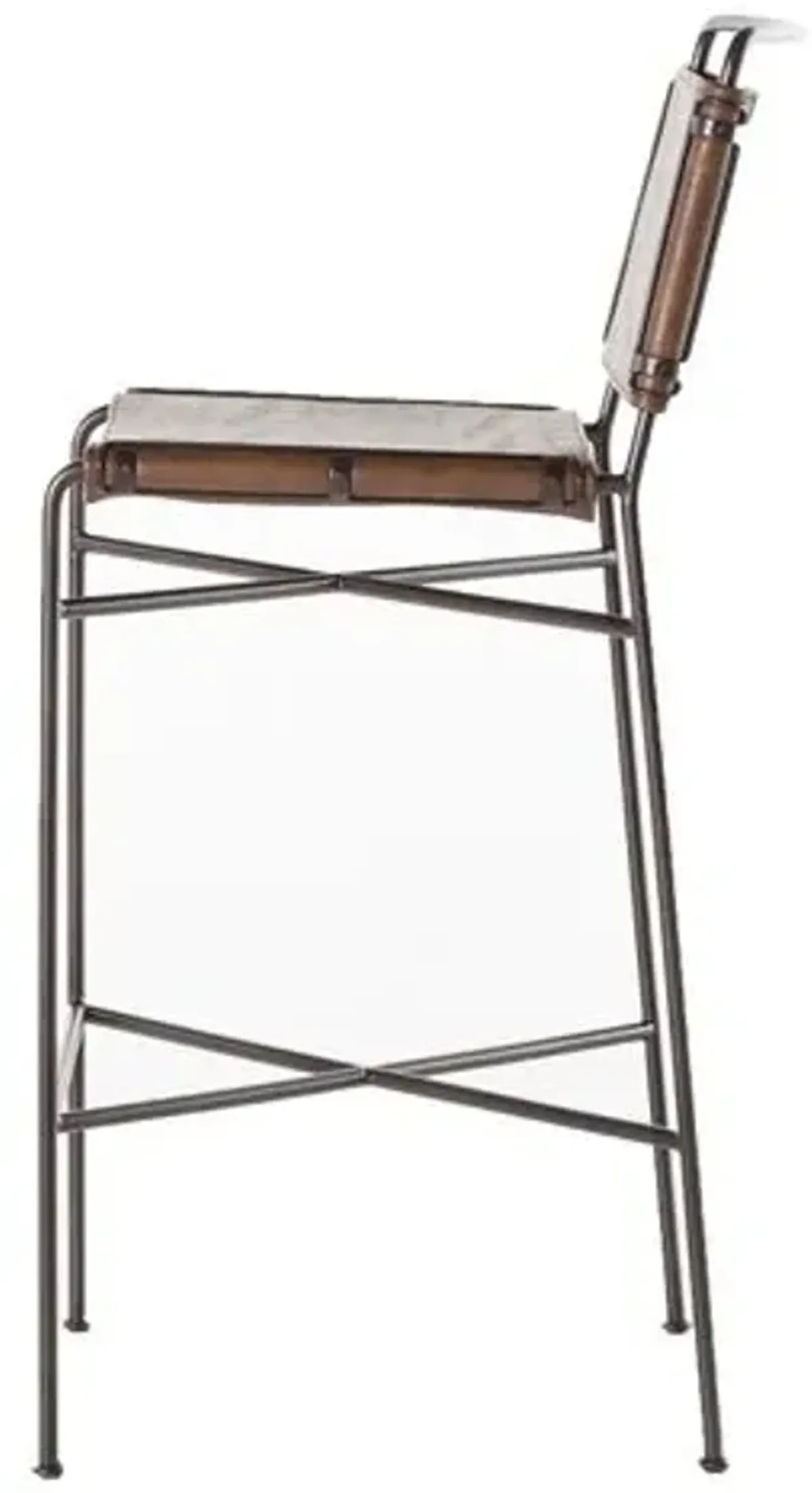 Jackson Bar Stool - Distressed Brown