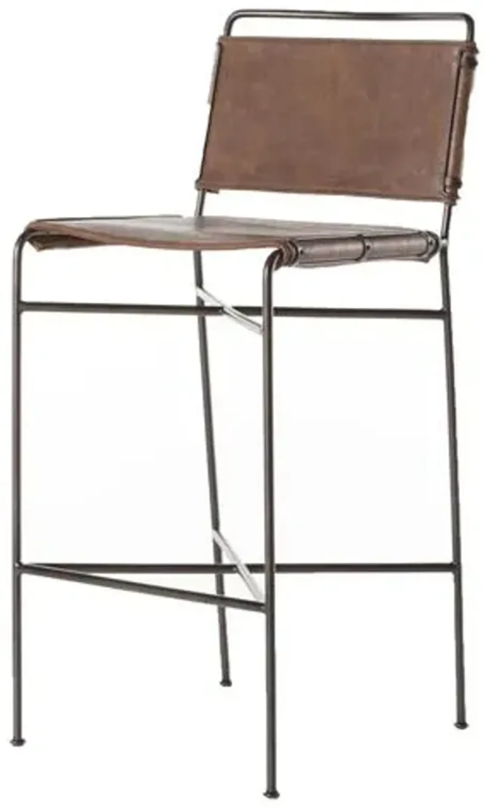 Jackson Bar Stool - Distressed Brown