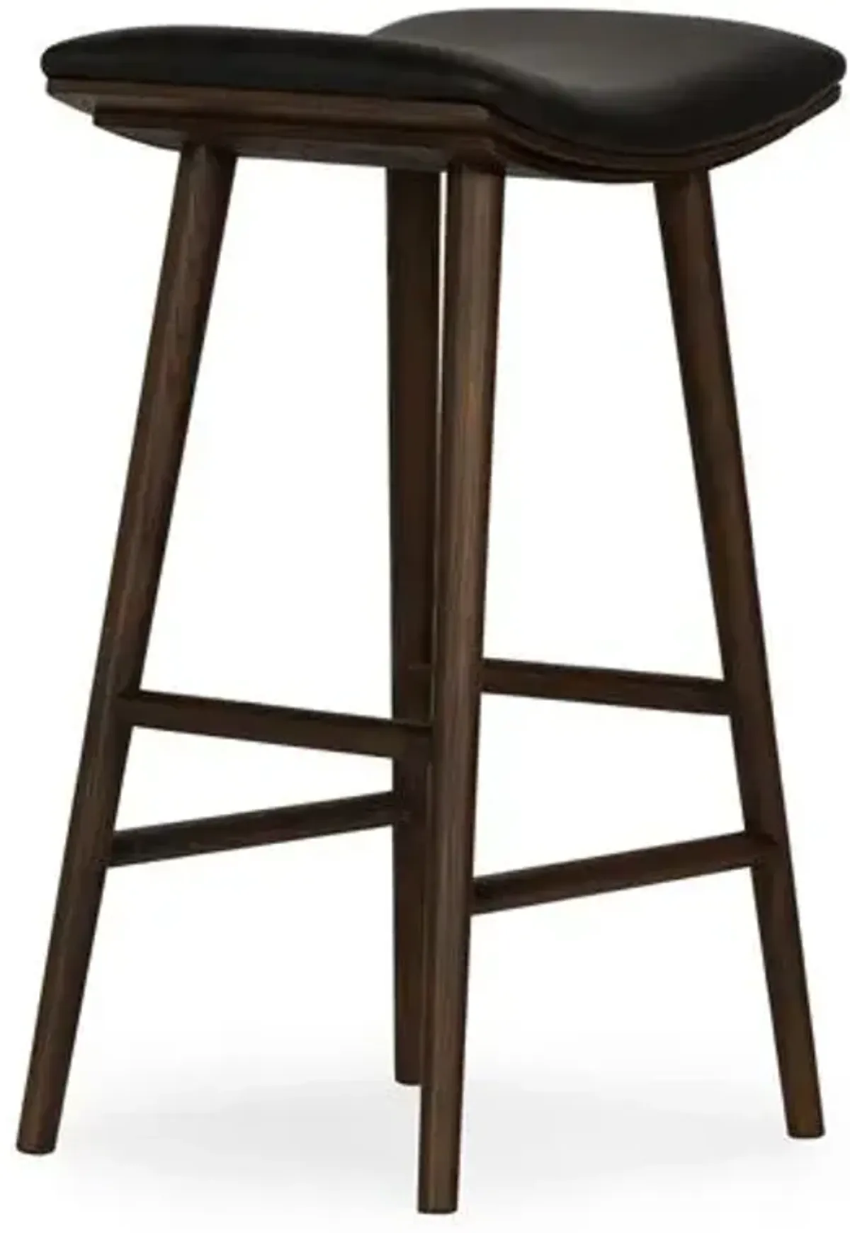 Sawyer Saddle Bar Stool - Black