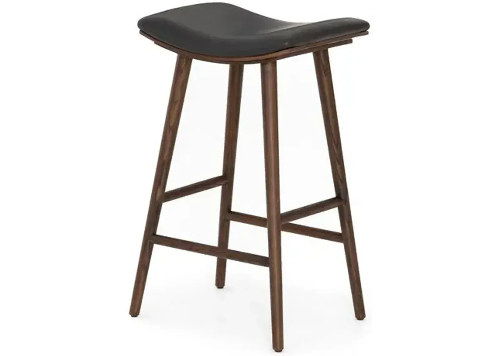 Sawyer Saddle Bar Stool - Black