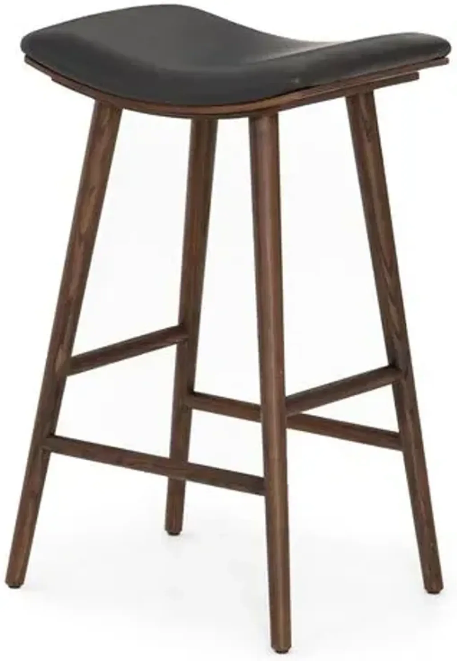 Sawyer Saddle Bar Stool - Black