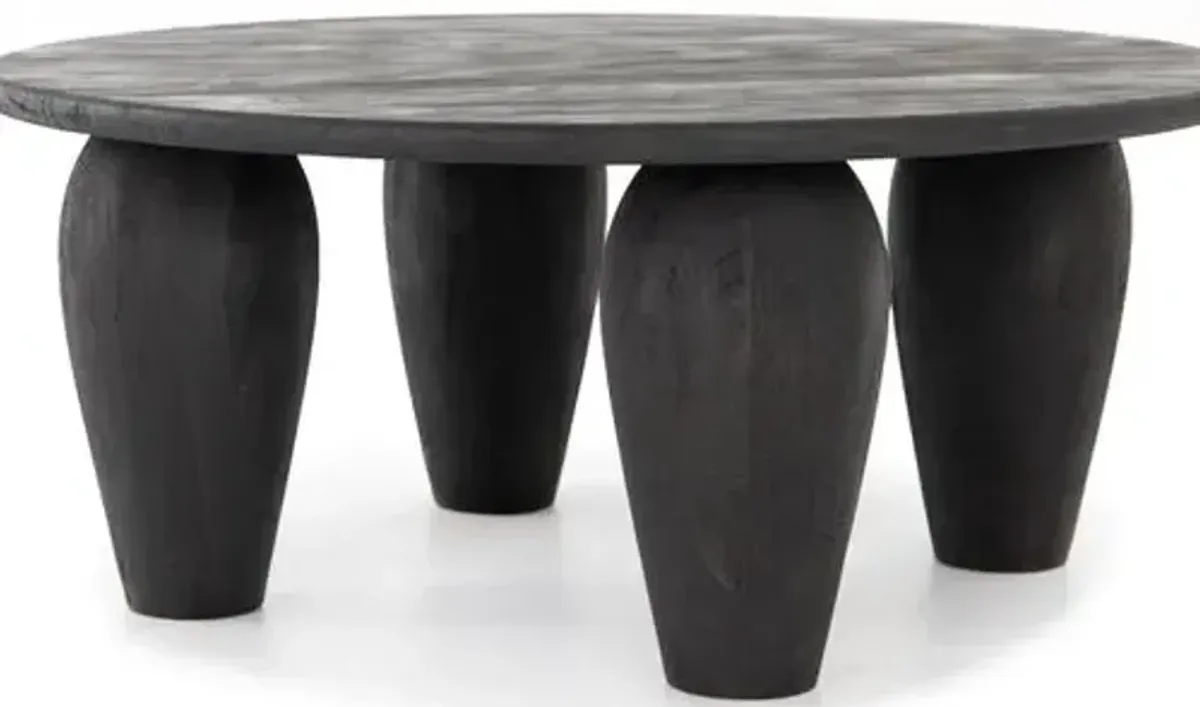 Alexis Coffee Table - Handcrafted - Black