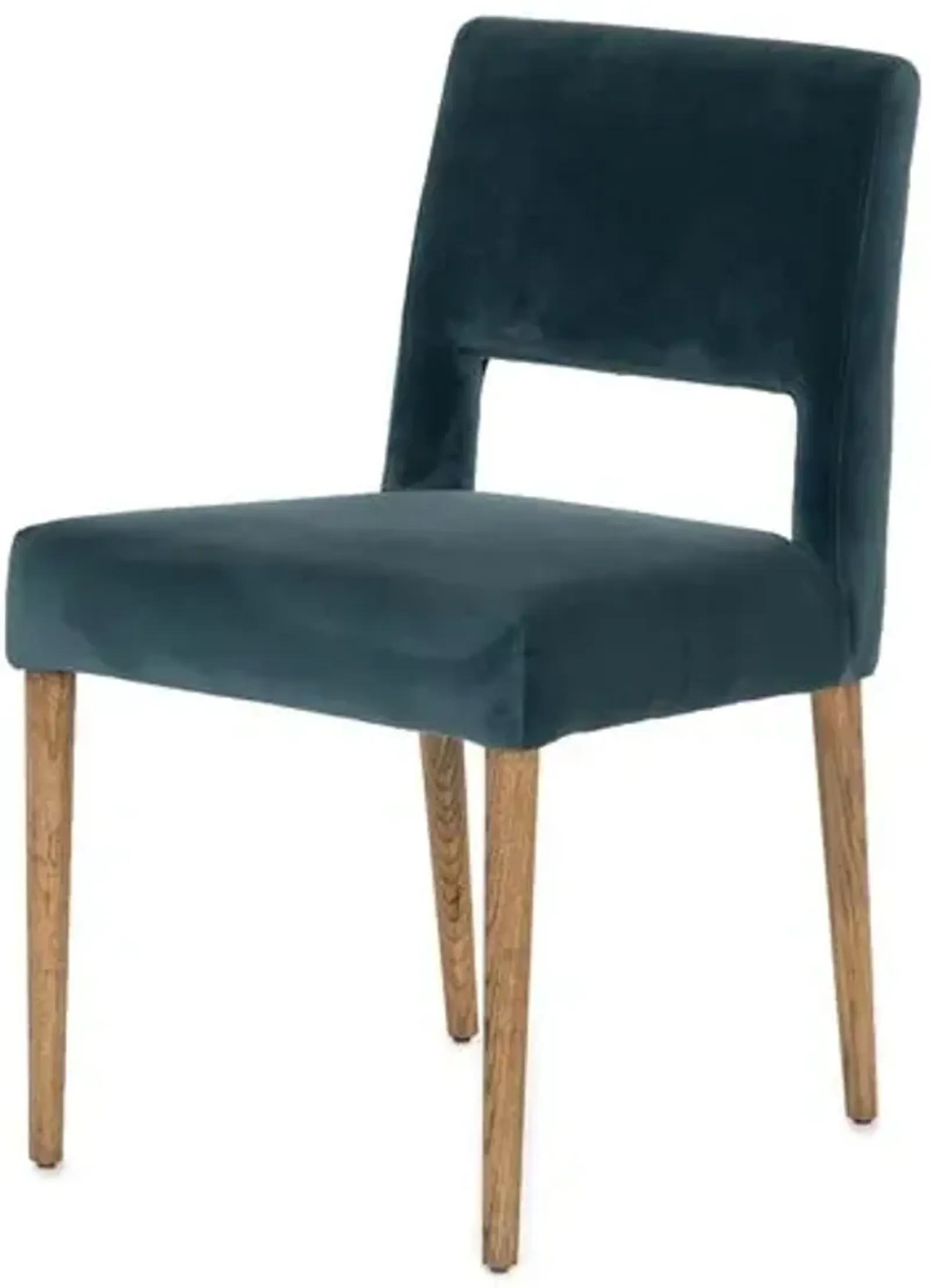 Gunnar Dining Chair - Teal Velvet - Green