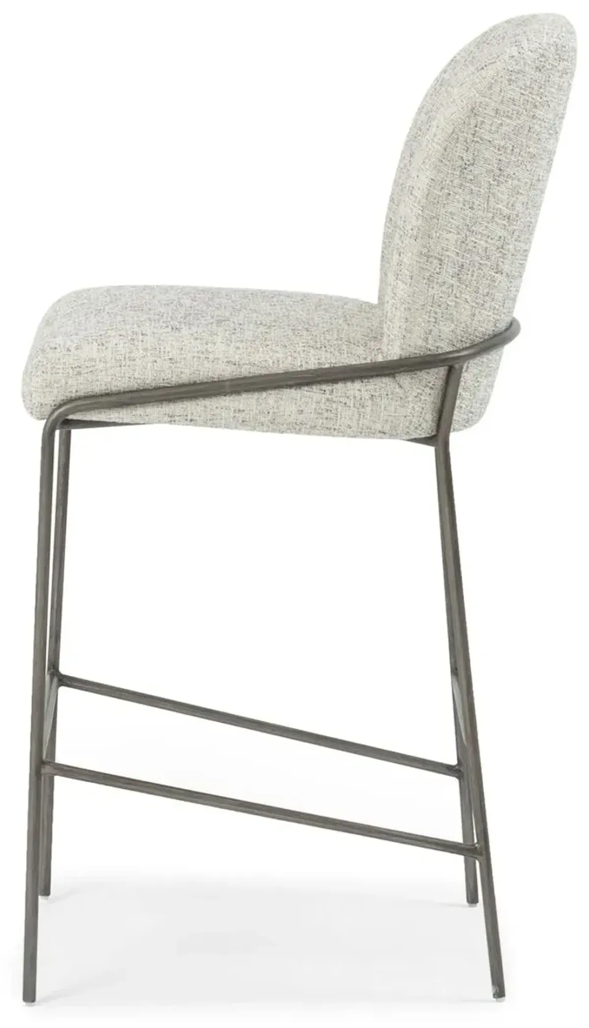 Nikoli Bar Stool, Lyon Pewter