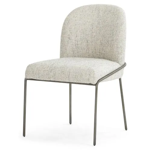 Nikoli Dining Chair - Lyon Pewter - Gray