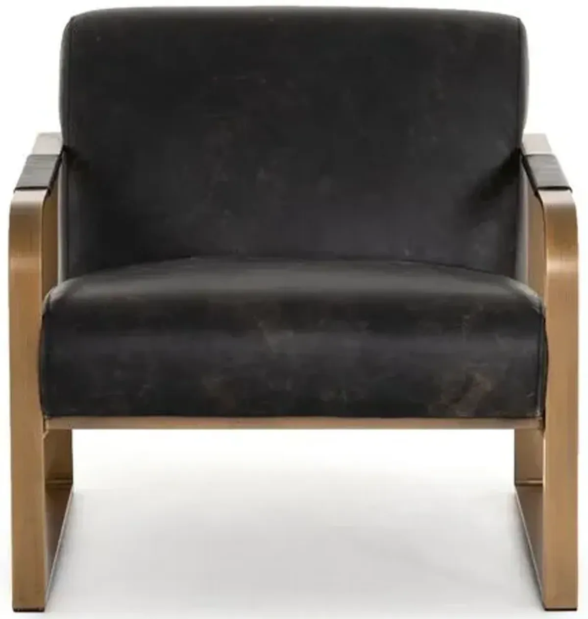 Sienna Leather Chair - Rialto Ebony - Black