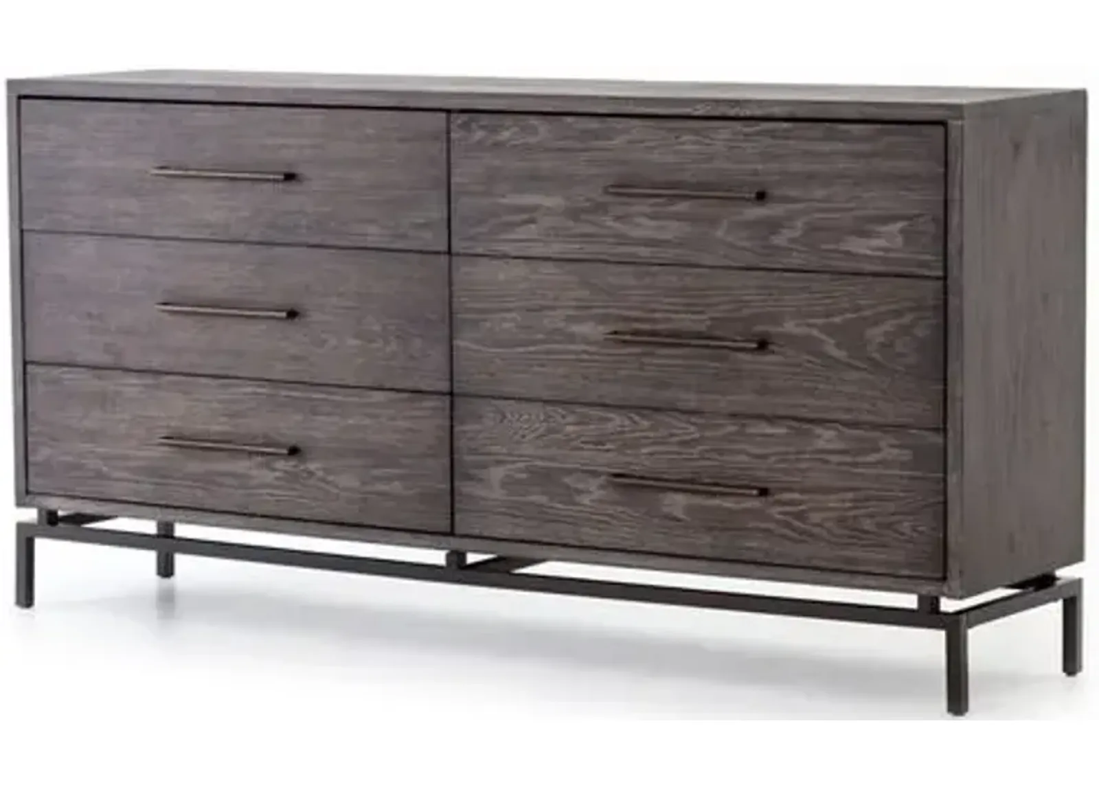 Elian 6-Drawer Dresser - Autumn Grey - Gray