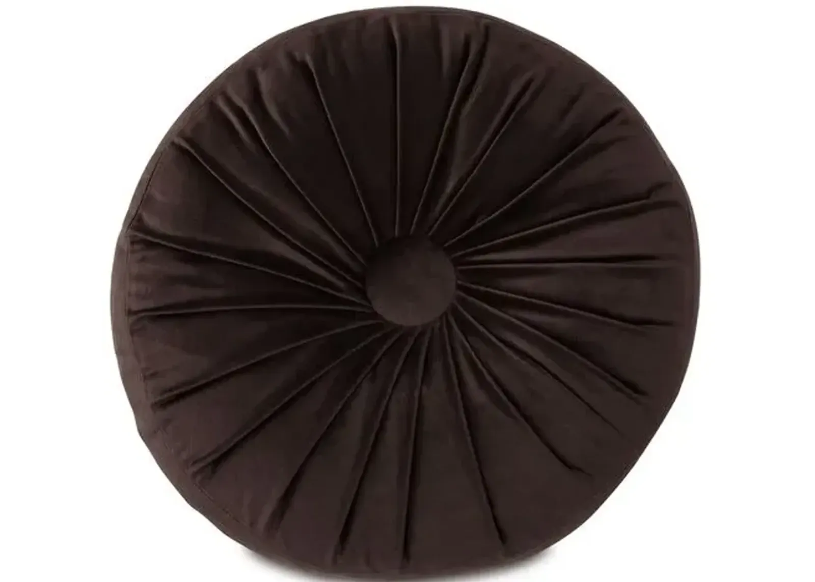 Libby Tambourine Pillow - Brown Velvet