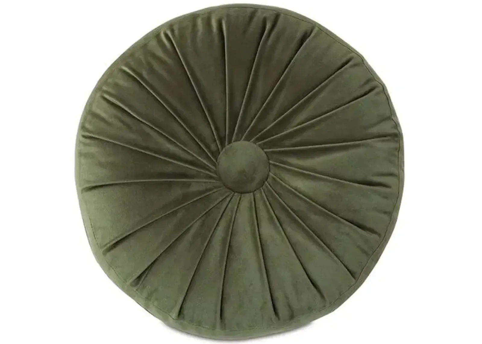 Libby Tambourine Pillow - Olive Velvet