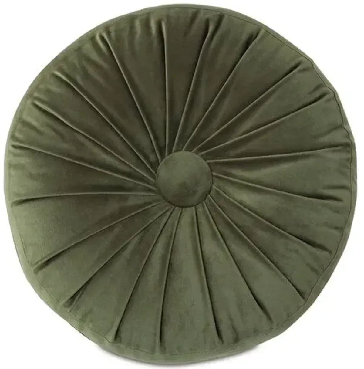 Libby Tambourine Pillow - Olive Velvet