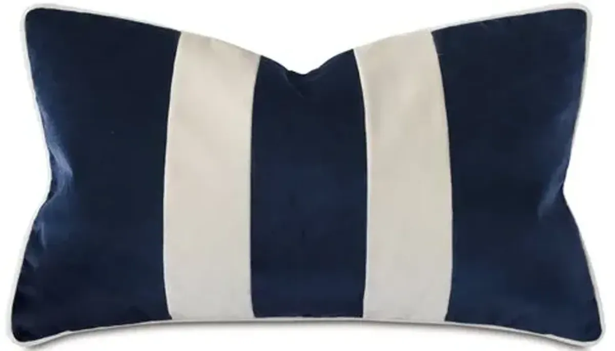 Laney 13x22 Lumbar Pillow - Navy Blue