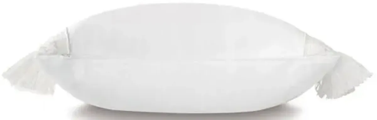 Suki 13x22 Lumbar Pillow - White