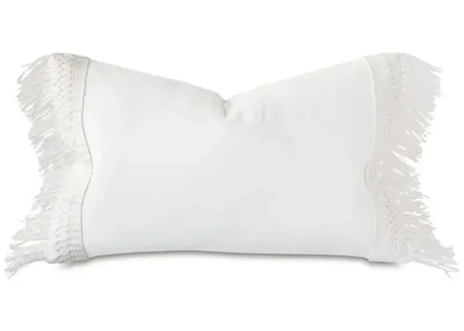 Suki 13x22 Lumbar Pillow - White