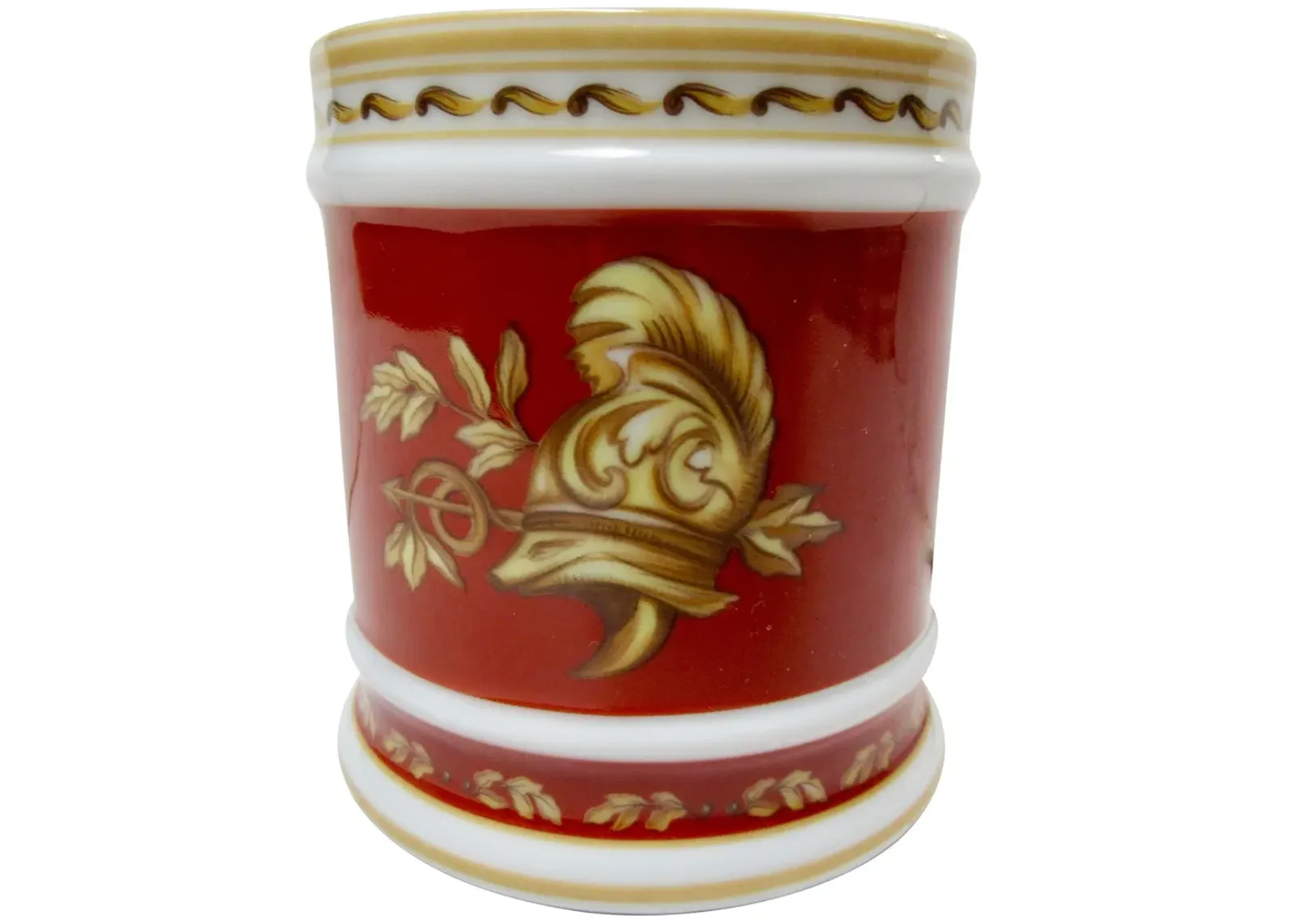 Raynaud Limoges French Pen Holder - The Emporium Ltd. - Red